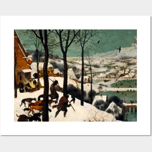 The Hunters in the Snow (1565) by Pieter Bruegel the Elder / HD Posters and Art